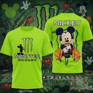 Mickey Mouse Monster Energy T-Shirt