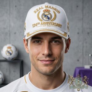 Real Madrid 124th Anniversary Hala Madrid y Nada Mas Cap