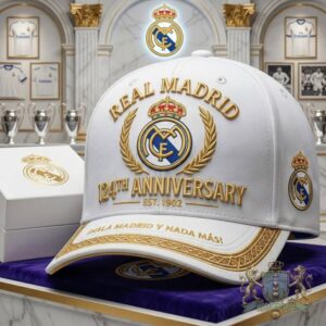Real Madrid 124th Anniversary Hala Madrid y Nada Mas Cap