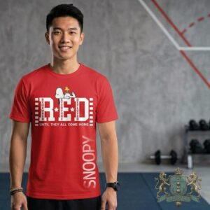 Snoopy RED Friday Remember Everyone Deployed Military T-Shirt