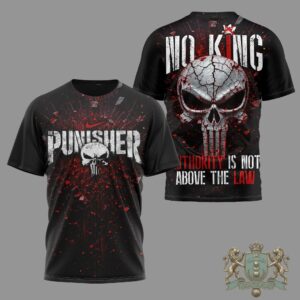 The Punisher No King Authority Is Not Above The Law T-Shirt