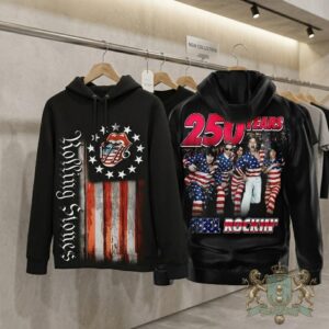 The Rolling Stones USA 250 Years Still Rockin' Hoodie