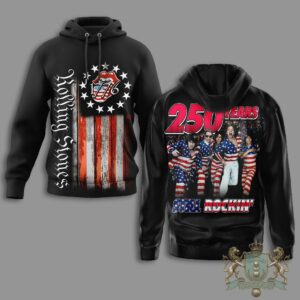 The Rolling Stones USA 250 Years Still Rockin' Hoodie