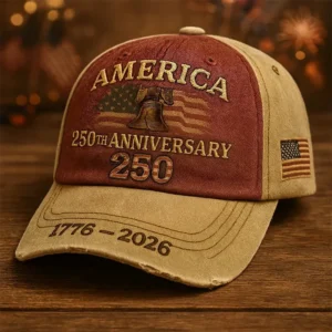 America 250th Anniversary 1776-2026 Baseball Cap