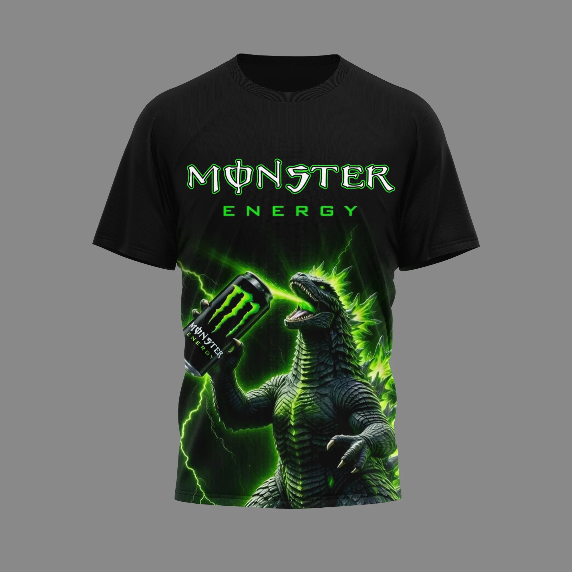 Godzilla Powered by Monster Energy T-Shirt - Detail View