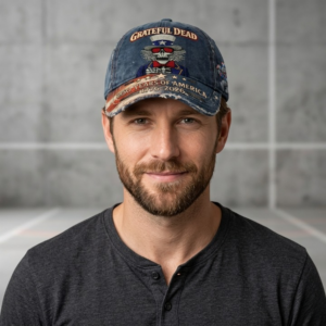 Grateful Dead Uncle Sam Patriotic 250th Anniversary 1776–2026 Cap