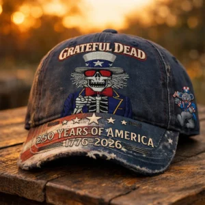 Grateful Dead Uncle Sam Patriotic 250th Anniversary 1776–2026 Cap