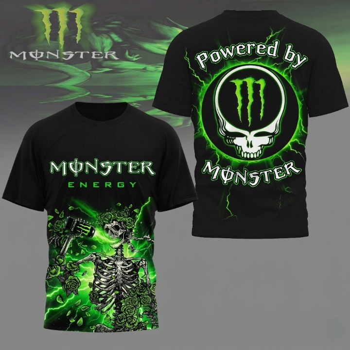 Monster Energy Grateful Dead Steal Your Face T-Shirt - Front View