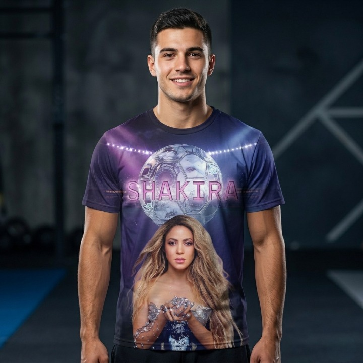 Shakira Las Mujeres Ya No Lloran World Tour T-Shirt - Detail View