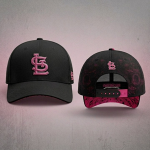 St. Louis Cardinals Black and Pink Tie Dye Cap