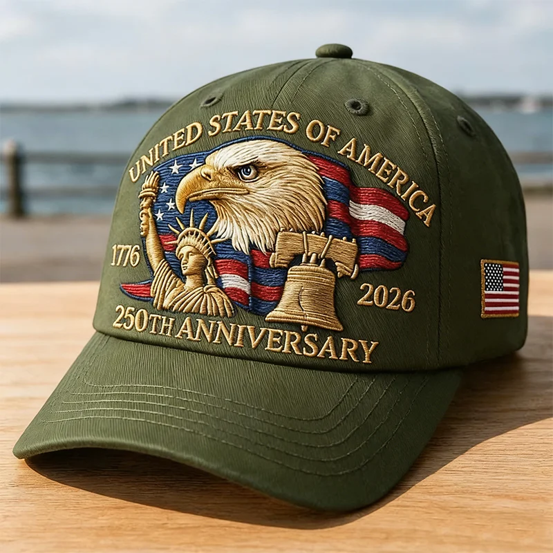 United States of America 250th Anniversary 1776-2026 Cap - Front View