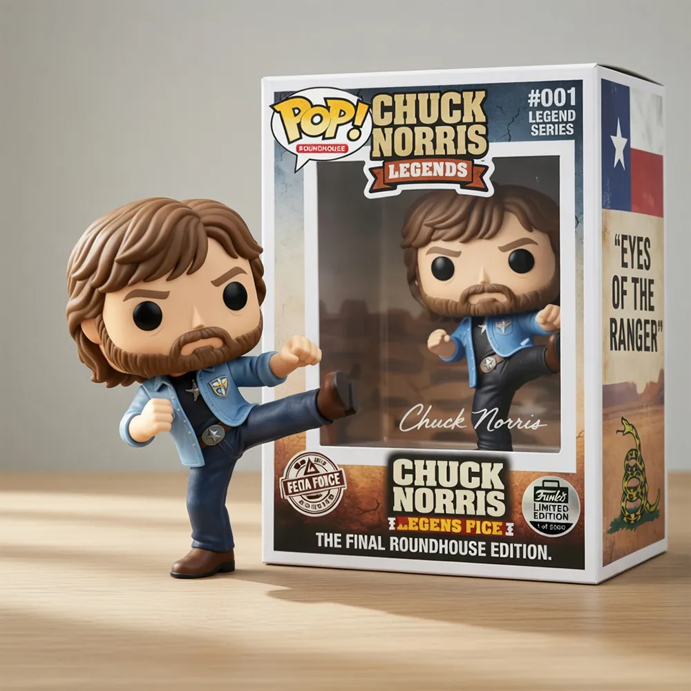 Chuck Norris Legends The Final Roundhouse Edition Funko Pop Figure - Front View