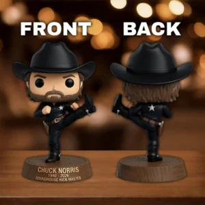 Chuck Norris Texas Ranger Roundhouse Kick Master 1940-2026 Pop Vinyl Figure