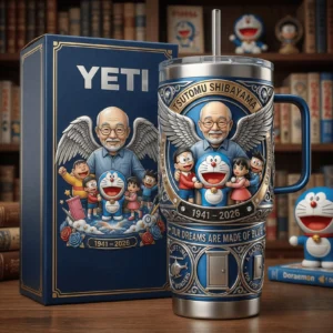 Doraemon Tsutomu Shibayama Tribute Memorial 1941-2026 Tumbler