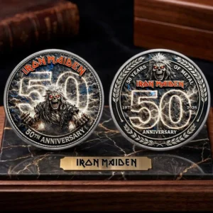 Iron Maiden 50th Anniversary 1975-2025 Commemorative Coin