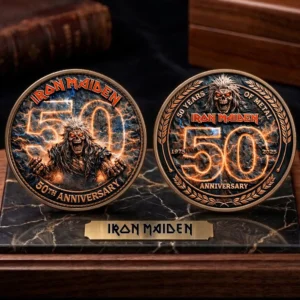 Iron Maiden 50th Anniversary 1975-2025 Commemorative Coin