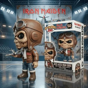 Iron Maiden Aces High Eddie 50th Anniversary Funko Pop Vinyl Figure
