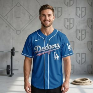 Los Angeles Dodgers JoJo's Bizarre Adventure Steel Ball Run Baseball Jersey