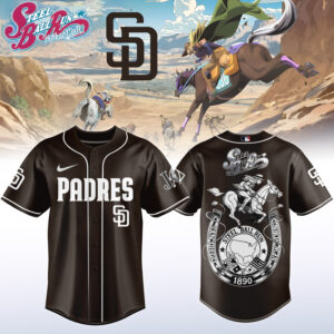 Los Angeles Dodgers JoJo's Bizarre Adventure Steel Ball Run Baseball Jersey