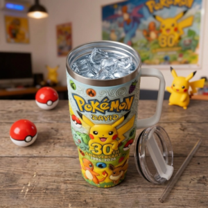 Pokémon 30th Anniversary 1996-2026 Custom Name Tumbler