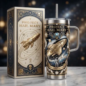 Project Hail Mary Hope Among The Stars 40oz Tumbler with Handle