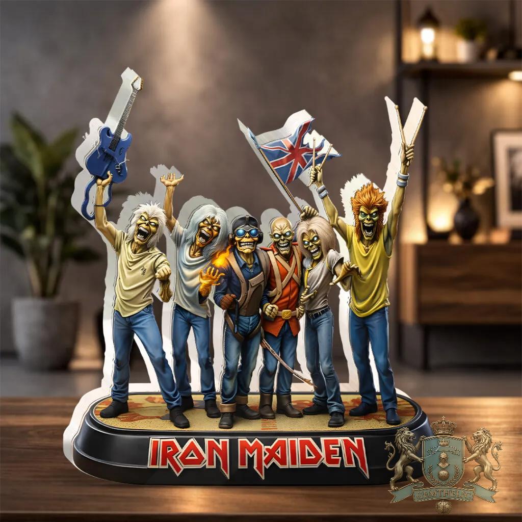 Iron Maiden Eddie the Head Band Members Figurine - Detail View