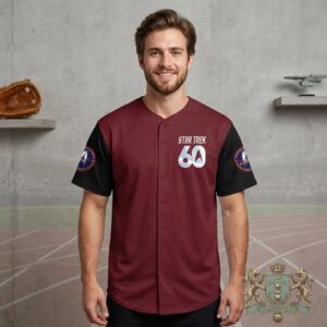 Star Trek 60 Years Anniversary 1966-2026 Baseball Jersey