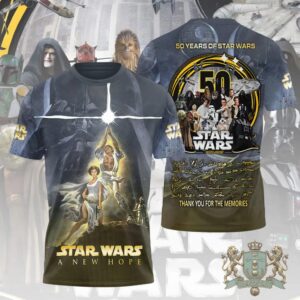 Star Wars 50th Anniversary 1977-2027 T-Shirt