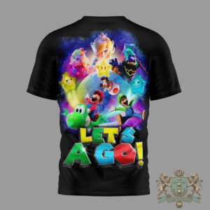Super Mario Galaxy Let's A Go T-Shirt
