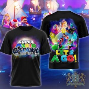 Super Mario Galaxy Let's A Go T-Shirt