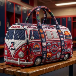 Arizona Wildcats Basketball Quilted Duffel Bag