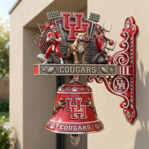 Houston Cougars Victory Wall Bell