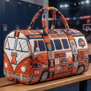 Illinois Fighting Illini Final Four Legacy Quilted Duffle Bag