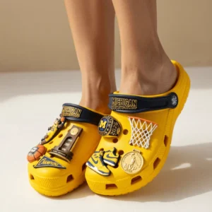 Michigan Wolverines Basketball NCAA Championship Crocs