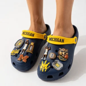 Michigan Wolverines Basketball NCAA Championship Crocs