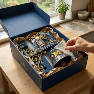 Michigan Wolverines NCAA Basketball Champions Wall Bell