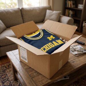 Michigan Wolverines NCAA Men's Basketball Champions 2025-2026 Basketball Jersey