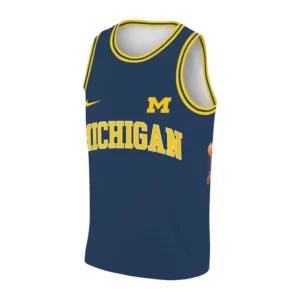 Michigan Wolverines NCAA Men's Basketball Champions 2025-2026 Basketball Jersey