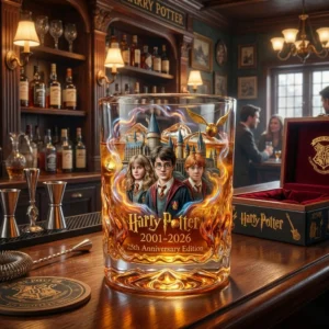Harry Potter 25th Anniversary 2001-2026 Edition Whiskey Glass