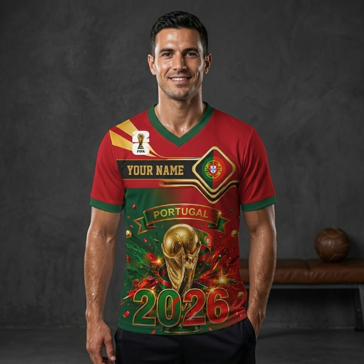 Portugal World Cup 2026 Jersey - Detail View