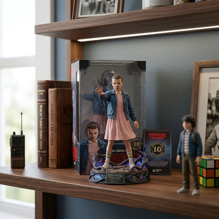 Stranger Things Eleven 10th Anniversary Figure - Detail View