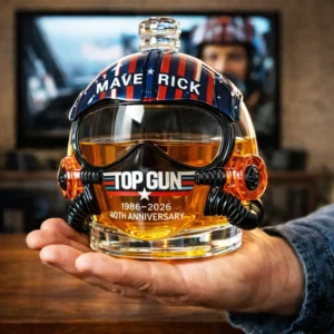 Top Gun Maverick 40th Anniversary Whiskey Decanter
