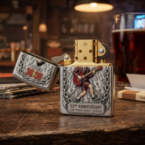 AC/DC 53rd Anniversary For Those About To Rock Zippo Lighter