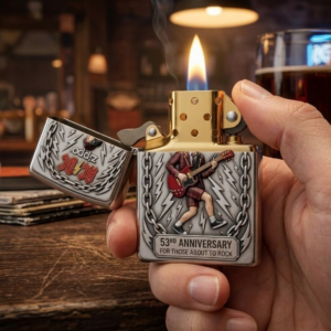 AC/DC 53rd Anniversary For Those About To Rock Zippo Lighter