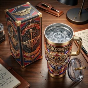 Aerosmith Rock Legends Born to Fly Tumbler with Handle
