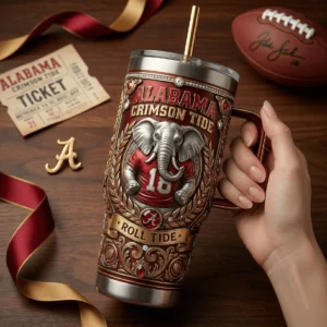 Alabama Crimson Tide 3D Mascot Tumbler