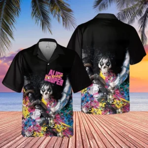 Alice Cooper Hey Stoopid Album Hawaiian Shirt
