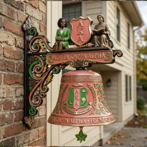 Alpha Kappa Alpha Founded 1908 Decorative Wall Bell
