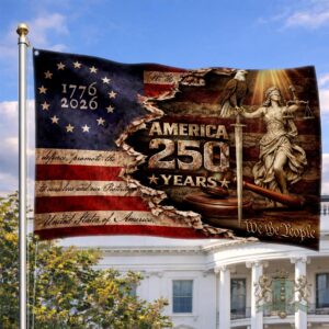 America 250 Years Anniversary 1776-2026 Flag