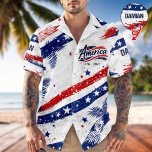 America 250th Anniversary 1776-2026 Hawaiian Shirt